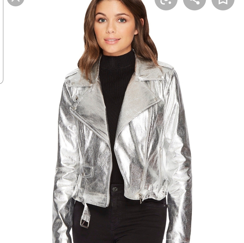 Romeo and Juliet Couture silver jacket NWT